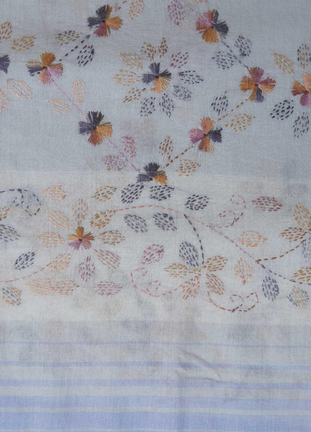 Sanaulla Exclusive Range  Cotton Embroidered Chaddar D-06 Multi5 - Cotton Multani Chaddars