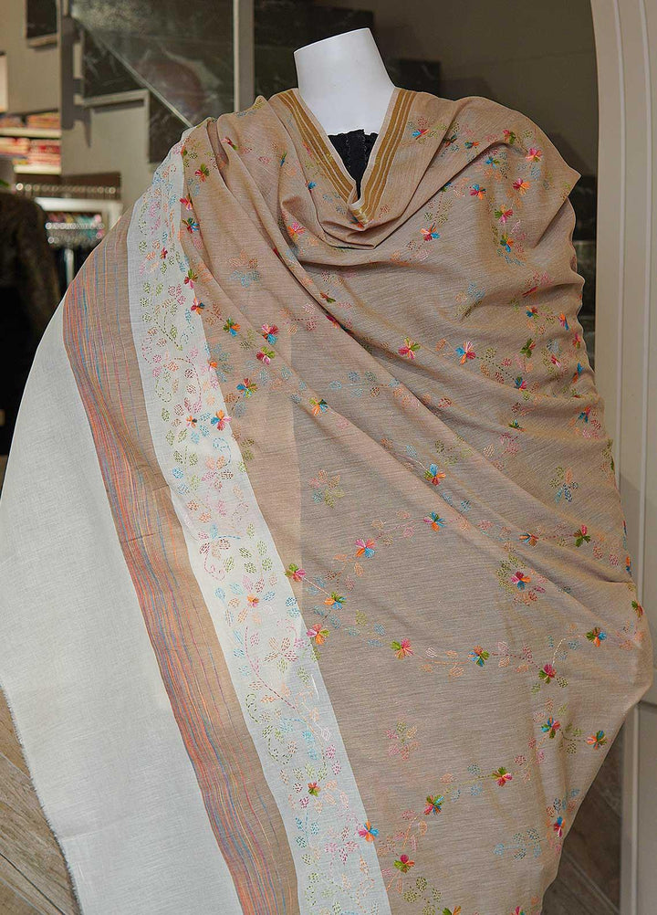 Sanaulla Exclusive Range  Cotton Embroidered Chaddar D-06 Multi4 - Cotton Multani Chaddars
