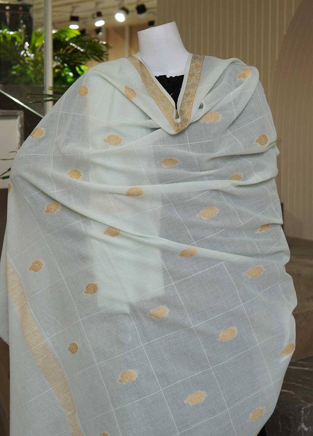 Sanaulla Exclusive Range  Cotton Embroidered Chaddar D-10 Multi8 - Cotton Multani Chaddars