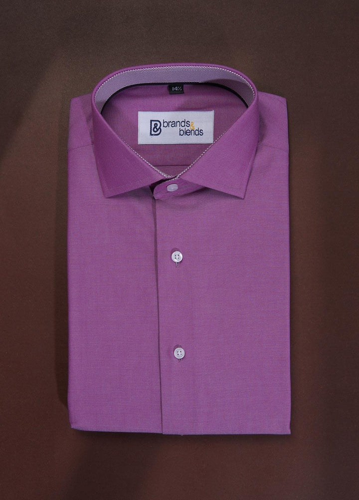 Brands & Blends Cotton Formal Shirts for Mens -  Candy Pink