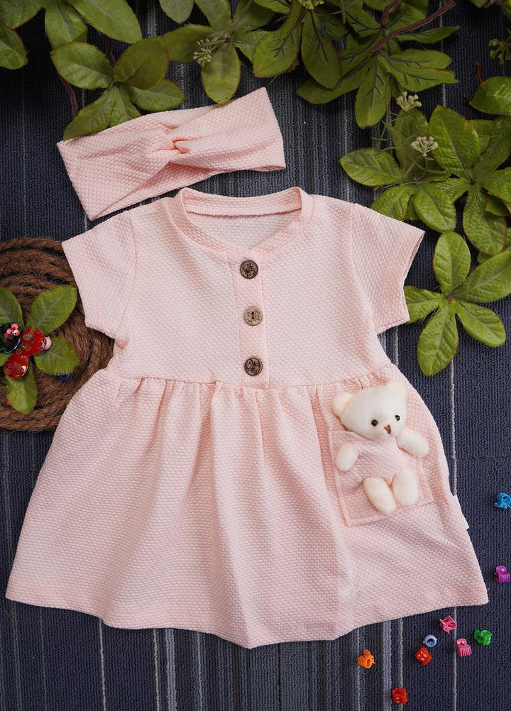 Sanaulla Exclusive Range  Fancy Girls Frocks -  0039 Orange