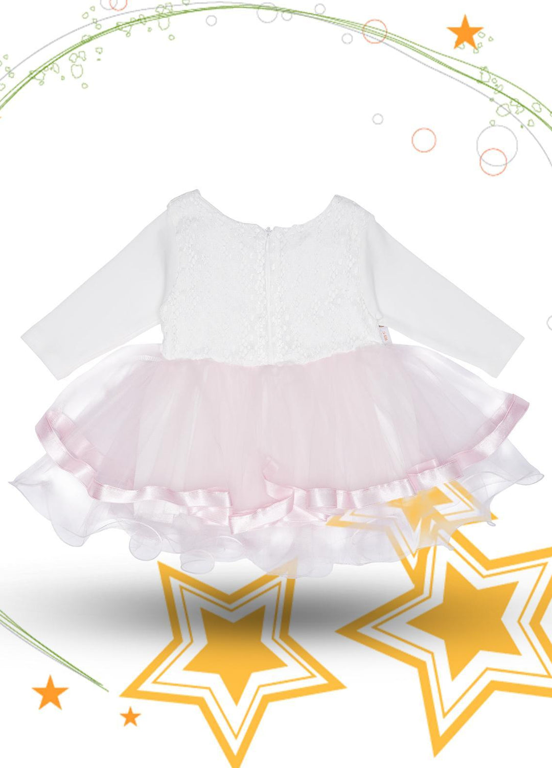 Sanaulla Exclusive Range Cotton Fancy Frocks for Girls -  342190 Pink