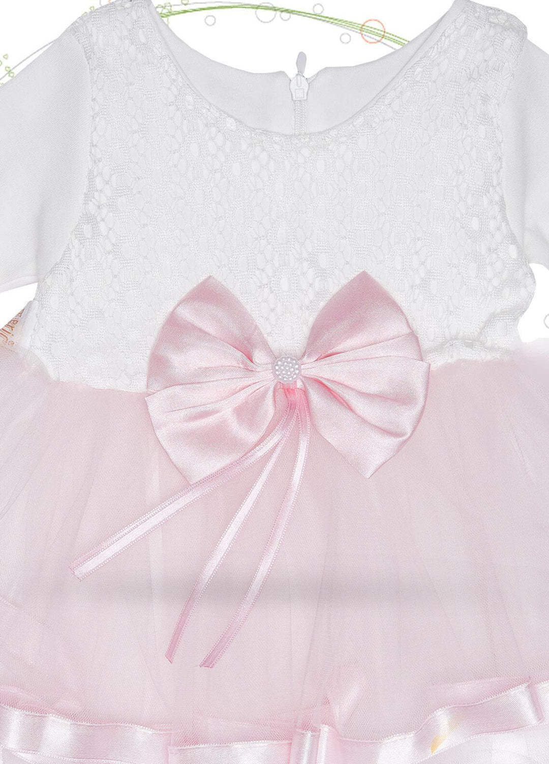 Sanaulla Exclusive Range Cotton Fancy Frocks for Girls -  342190 Pink