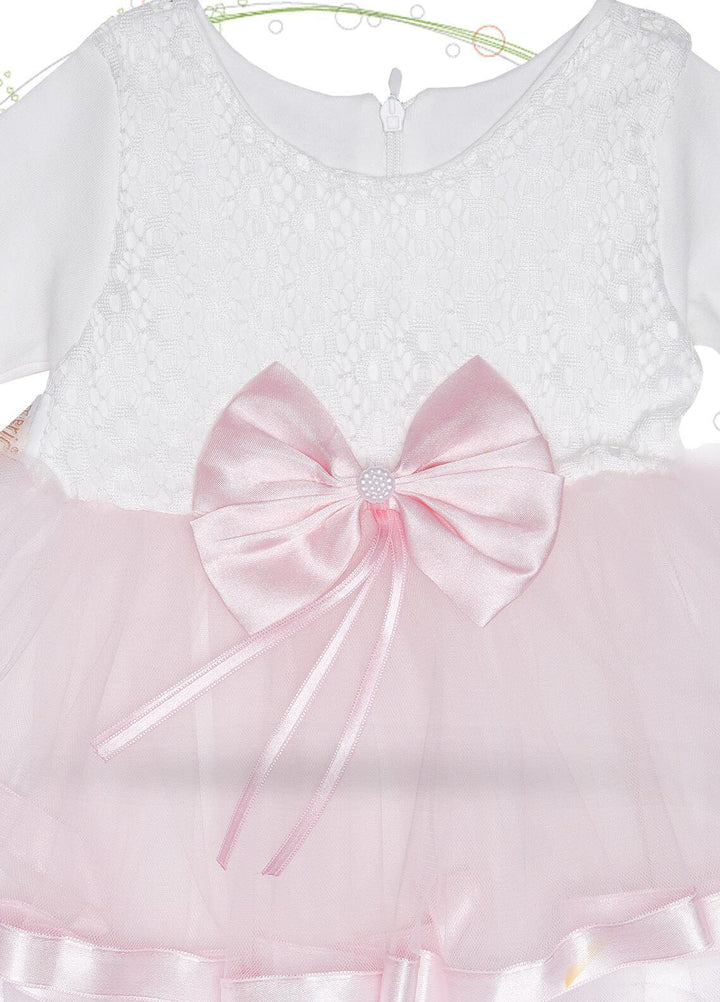 Sanaulla Exclusive Range Cotton Fancy Frocks for Girls -  342190 Pink