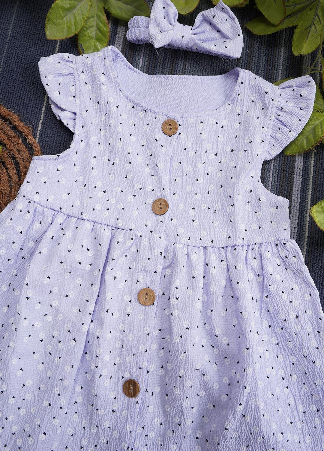 Sanaulla Exclusive Range  Fancy Frocks for Girls -  1060 Purple