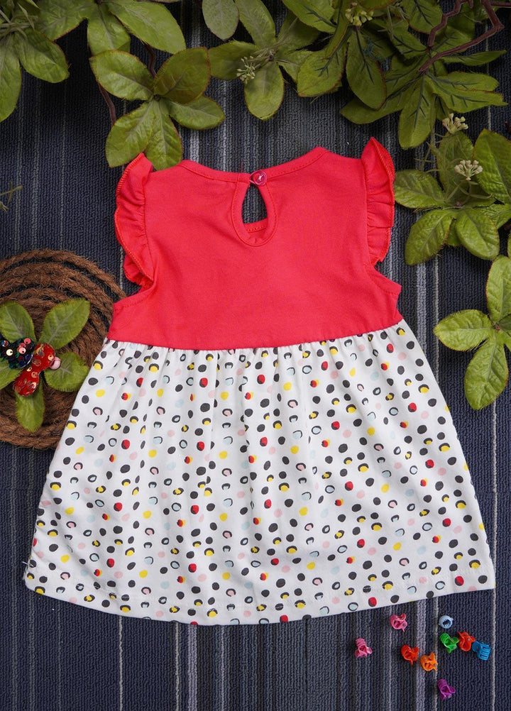 Sanaulla Exclusive Range  Fancy Frocks for Girls -  131483 Red