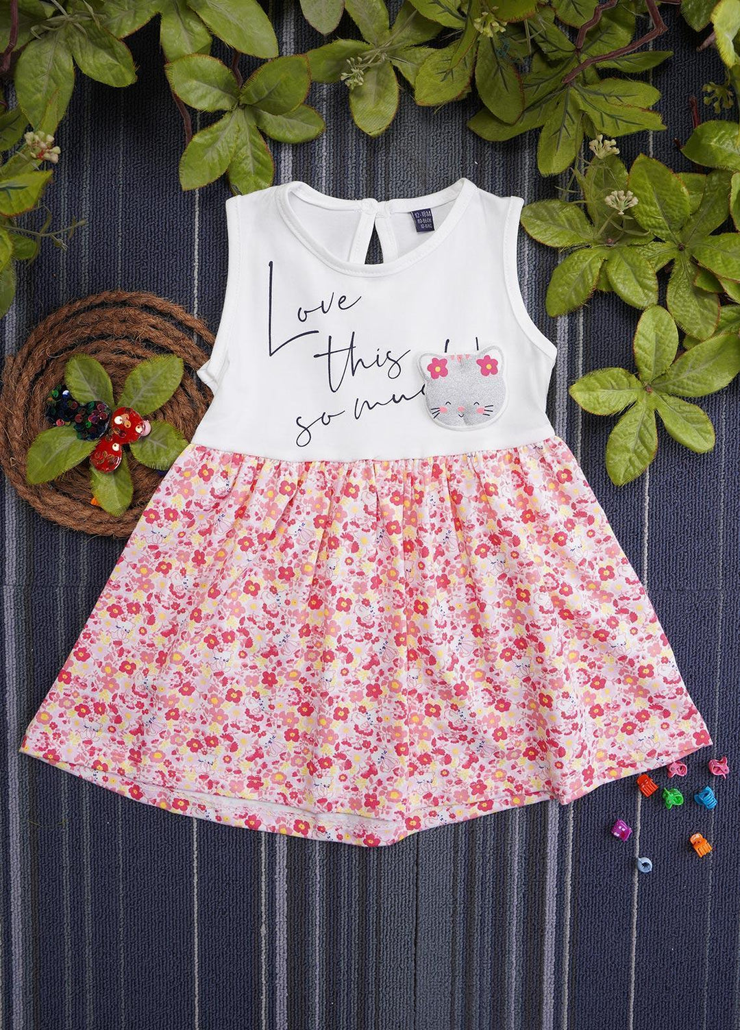 Sanaulla Exclusive Range  Fancy Girls Frocks -  132302 Light Pink