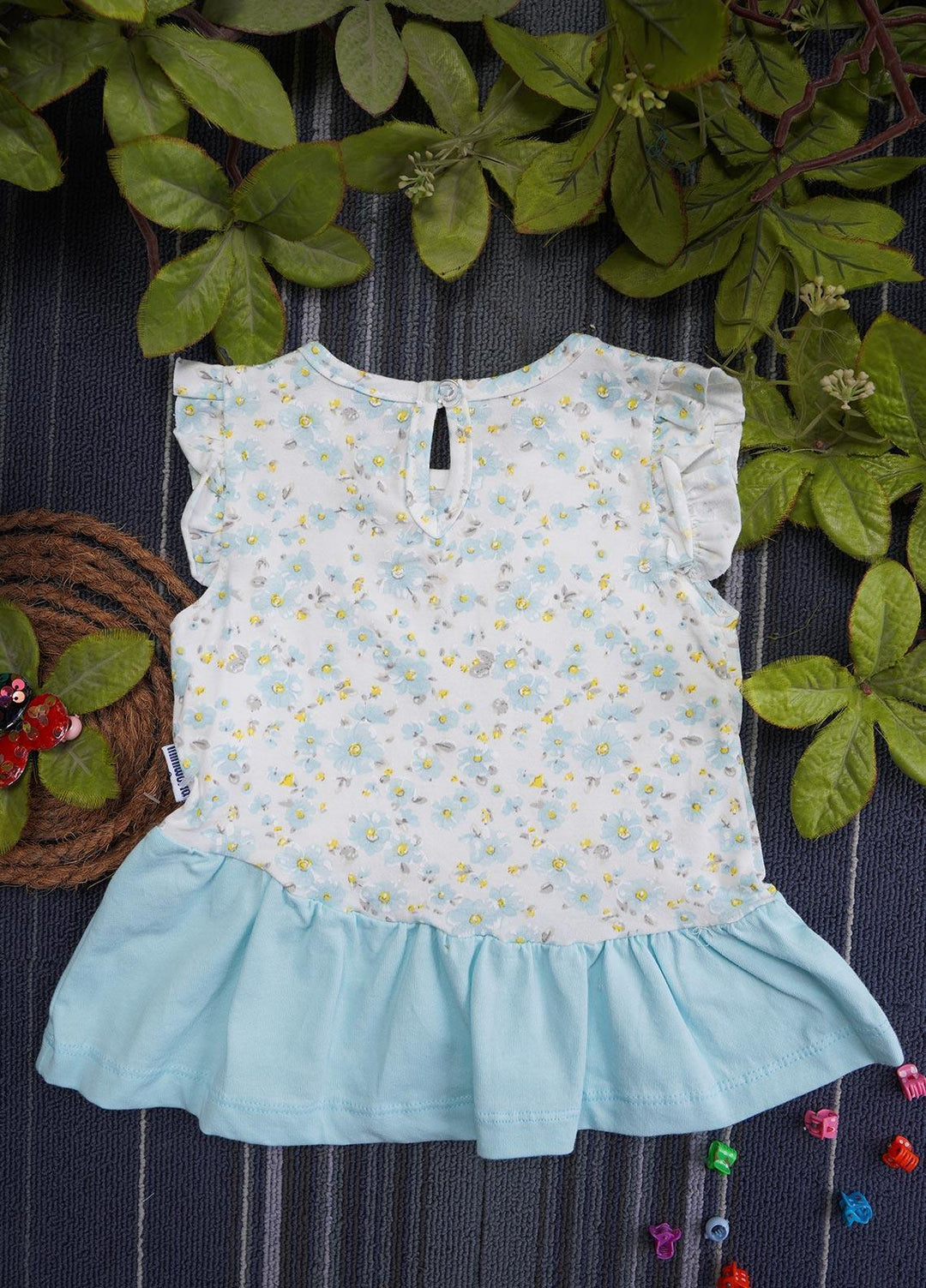 Sanaulla Exclusive Range  Fancy Girls Frocks -  132936 Light Green