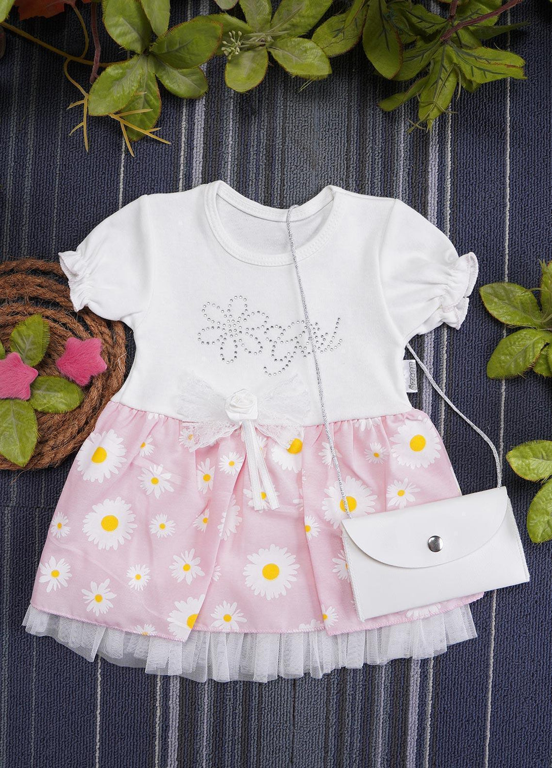 Sanaulla Exclusive Range  Fancy Frocks for Girls -  3015 Pink