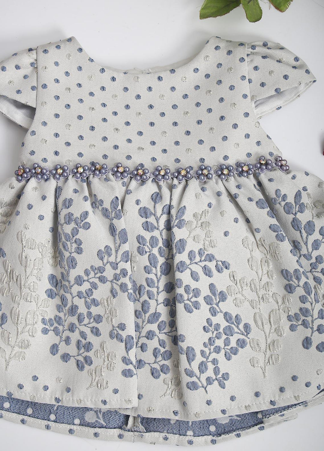 Sanaulla Exclusive Range  Fancy Girls Frocks -  999 Blue