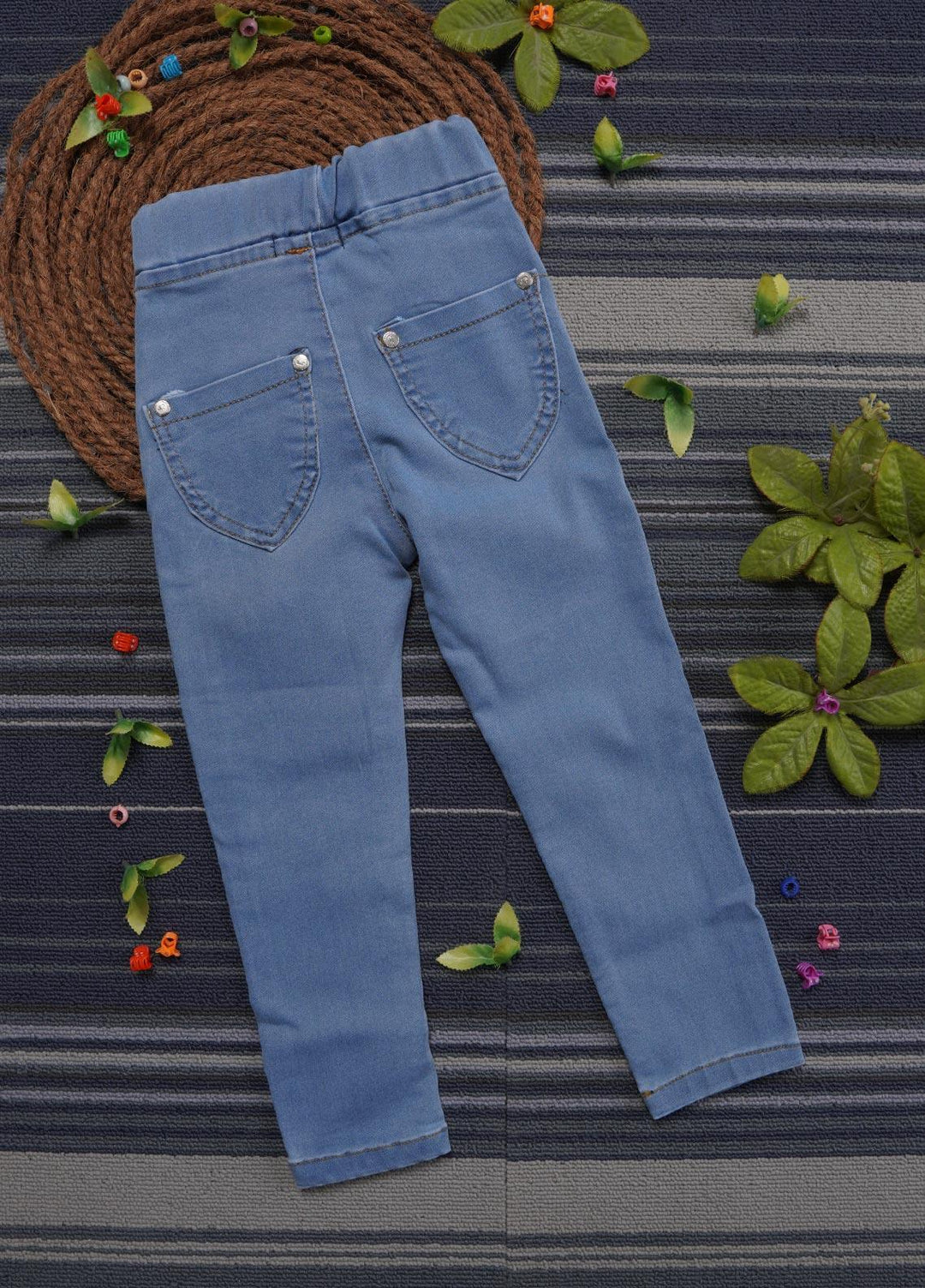 Sanaulla Exclusive Range Denim Casual Jeans for Girls -   1111226860 Blue