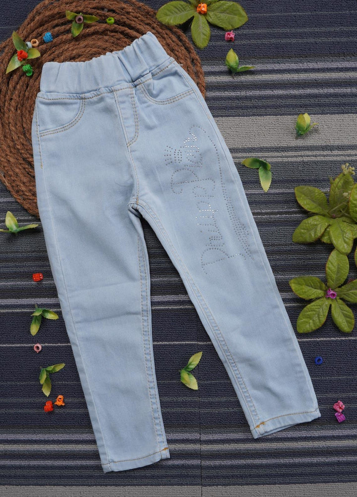 Sanaulla Exclusive Range Denim Casual Jeans for Girls -   1111227932 Light Blue