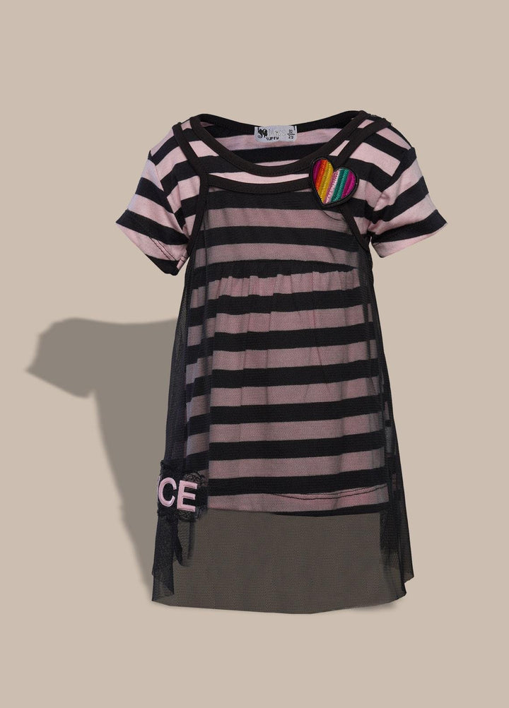 Sanaulla Exclusive Range  Pret T-Shirts for Girls -  20-370 Pink