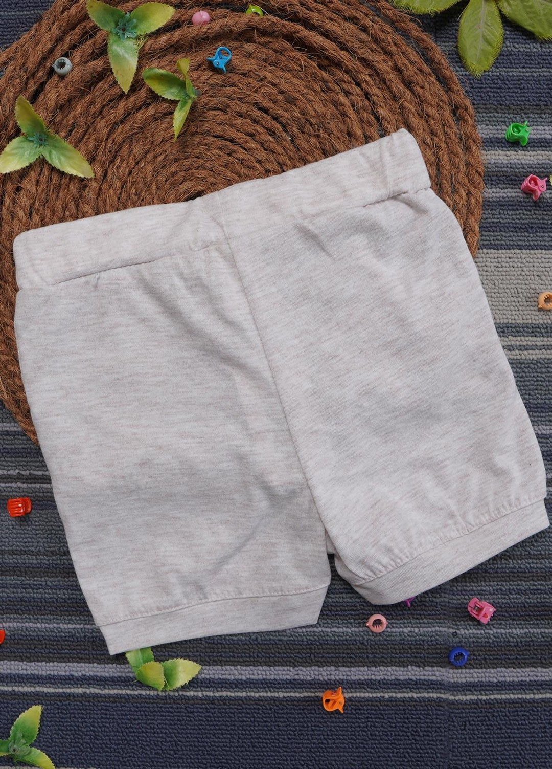 Sanaulla Exclusive Range Cotton Casual Short for Girls -   70530 Fawn