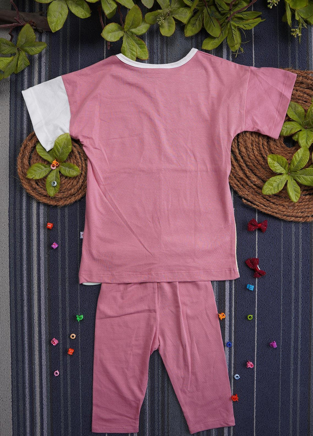 Sanaulla Exclusive Range Cotton Casual Girls Suit -  131067 Rust