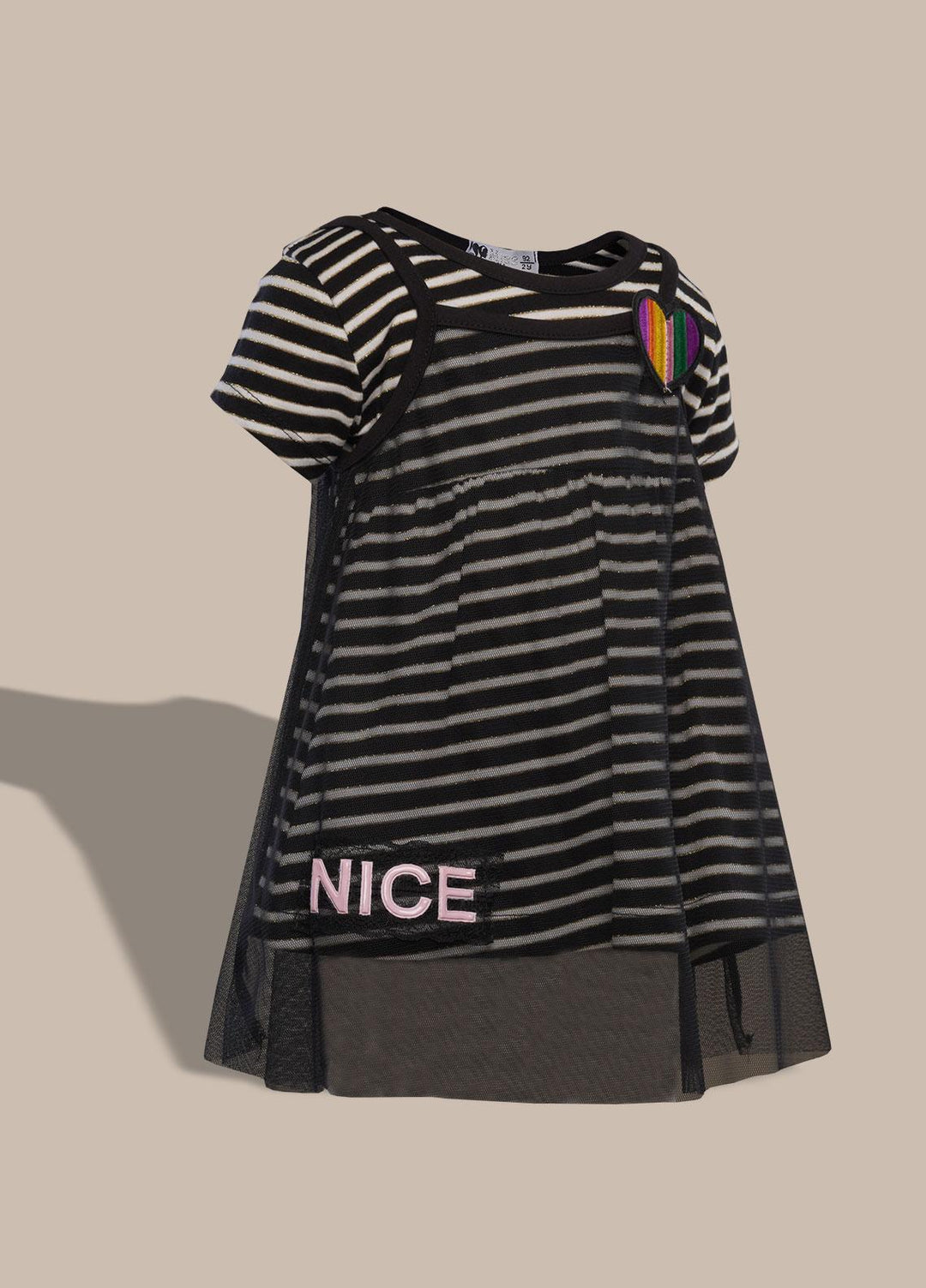 Sanaulla Exclusive Range  Pret T-Shirt for Girls -  20-370 Black