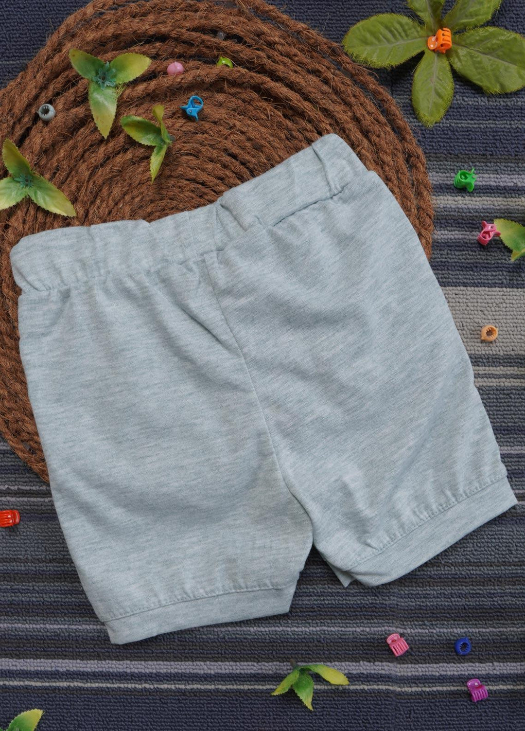 Sanaulla Exclusive Range Cotton Casual Short for Girls -   70530 Sea Green