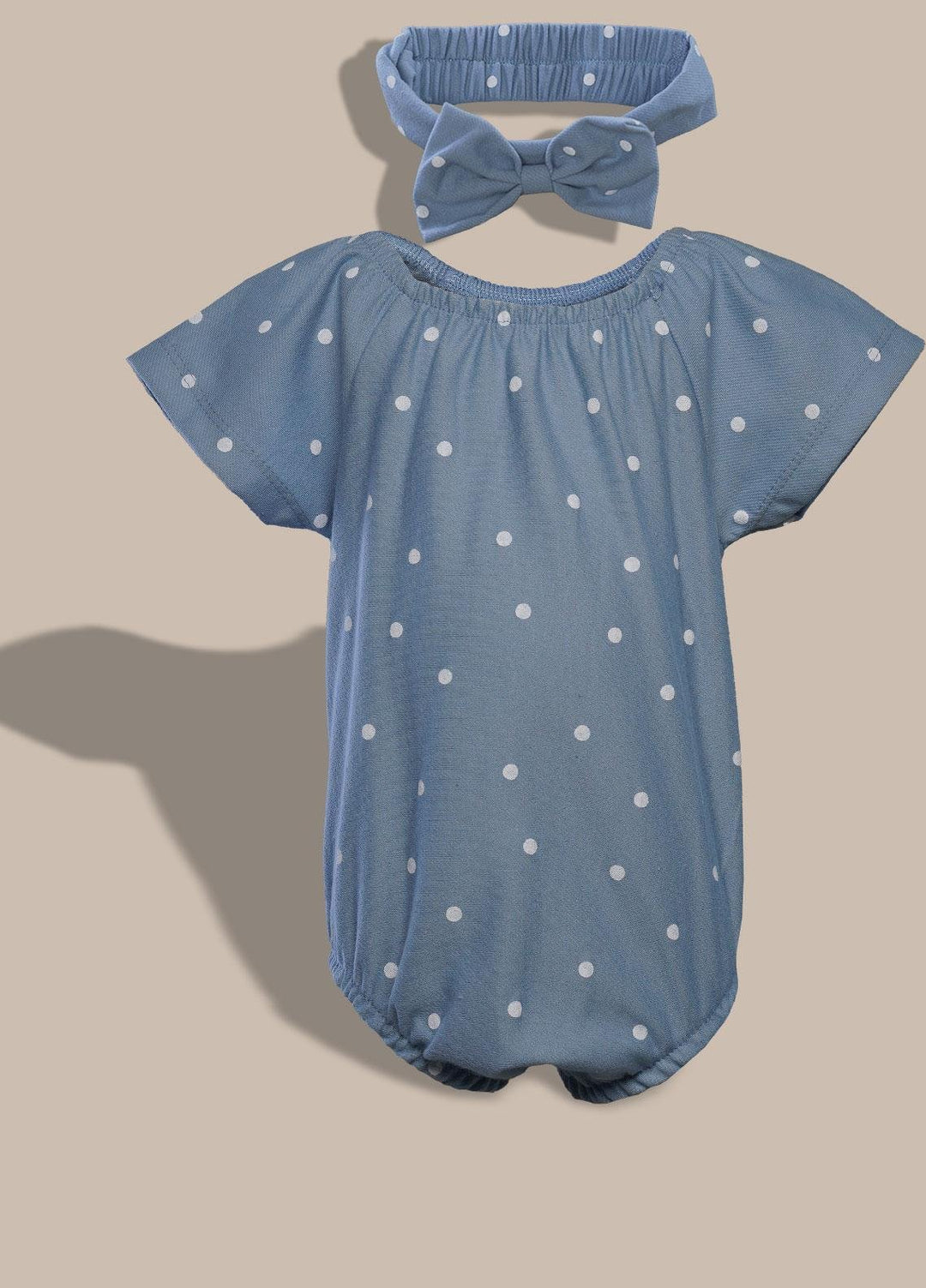 Sanaulla Exclusive Range  Pret Romper for Girls -  1015733 Blue