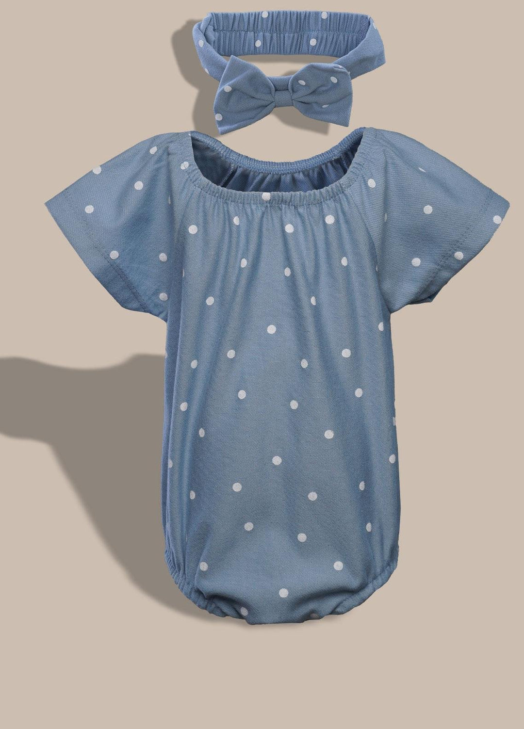 Sanaulla Exclusive Range  Pret Romper for Girls -  1015733 Blue
