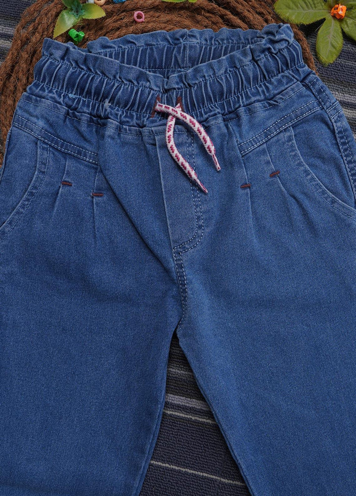 Sanaulla Exclusive Range Denim Casual Jeans for Girls -   20220500 Blue