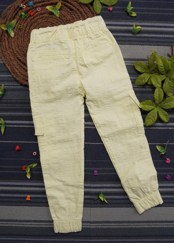 Sanaulla Exclusive Range Cotton Casual Trouser for Girls -   0103 Lemon