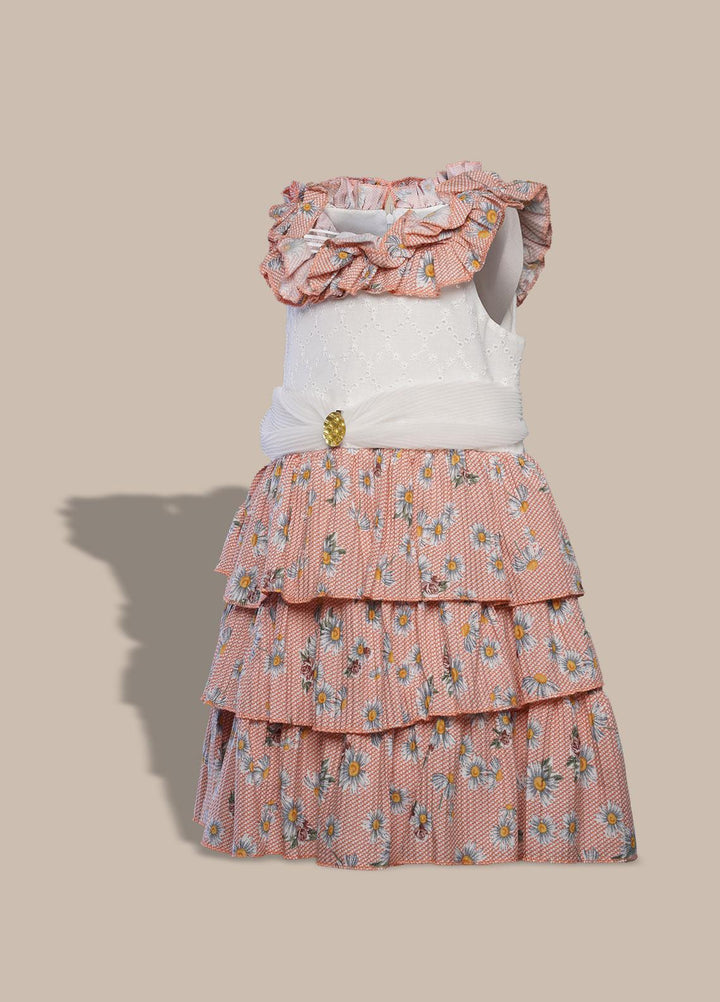 Sanaulla Exclusive Range  Pret Frock for Girls -  1016187 Multi-2