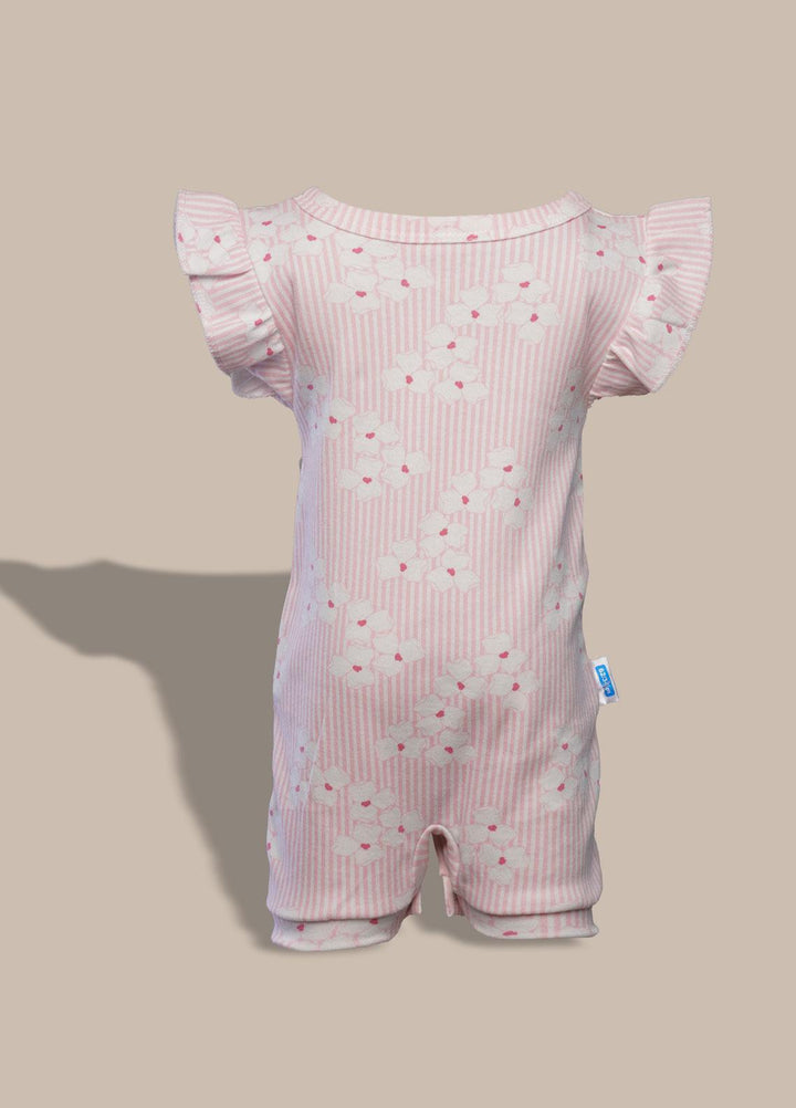 Sanaulla Exclusive Range  Pret Romper for Girls -  347937 Pink