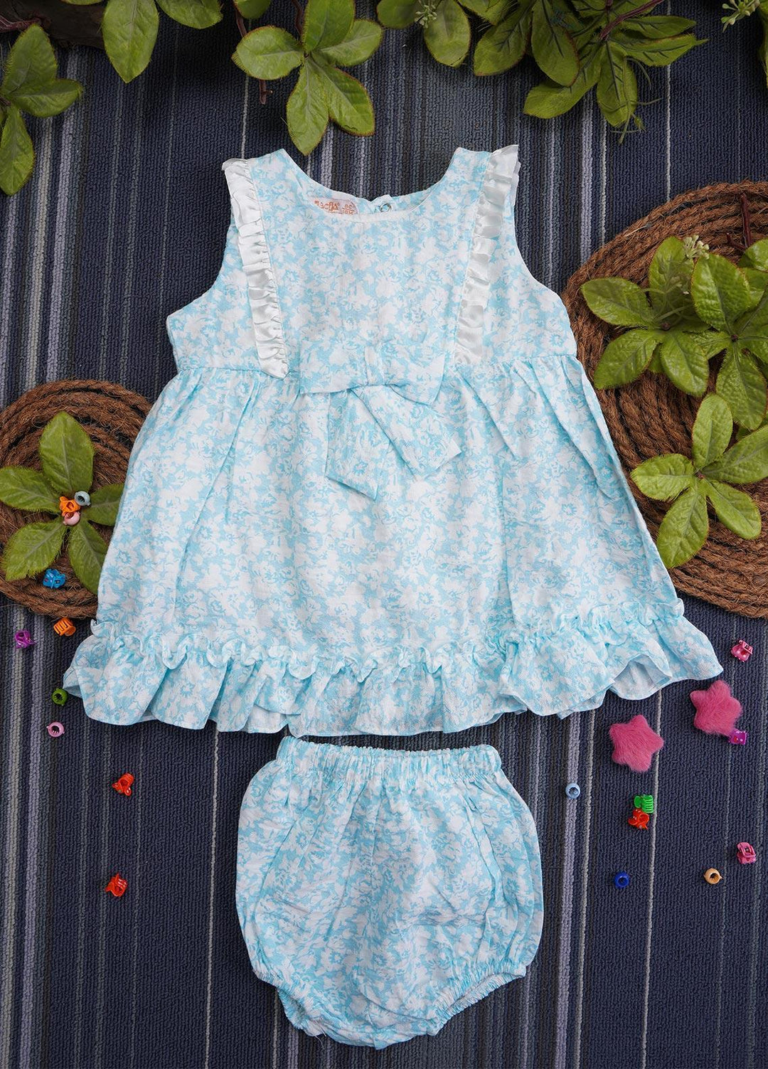 Sanaulla Exclusive Range Cotton Casual Suit for Girls -  Ayas-14 Ferozi