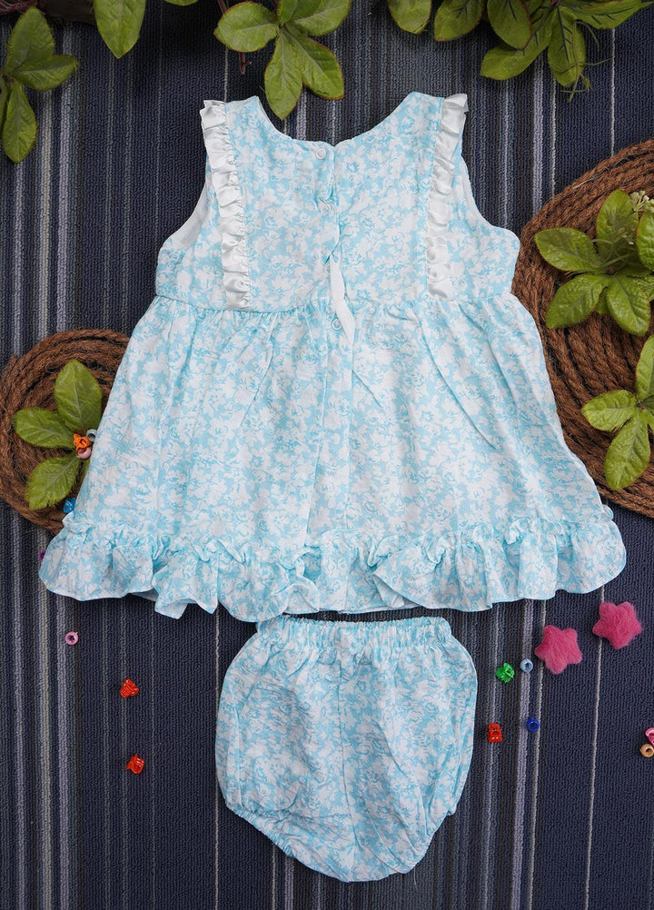 Sanaulla Exclusive Range Cotton Casual Suit for Girls -  Ayas-14 Ferozi