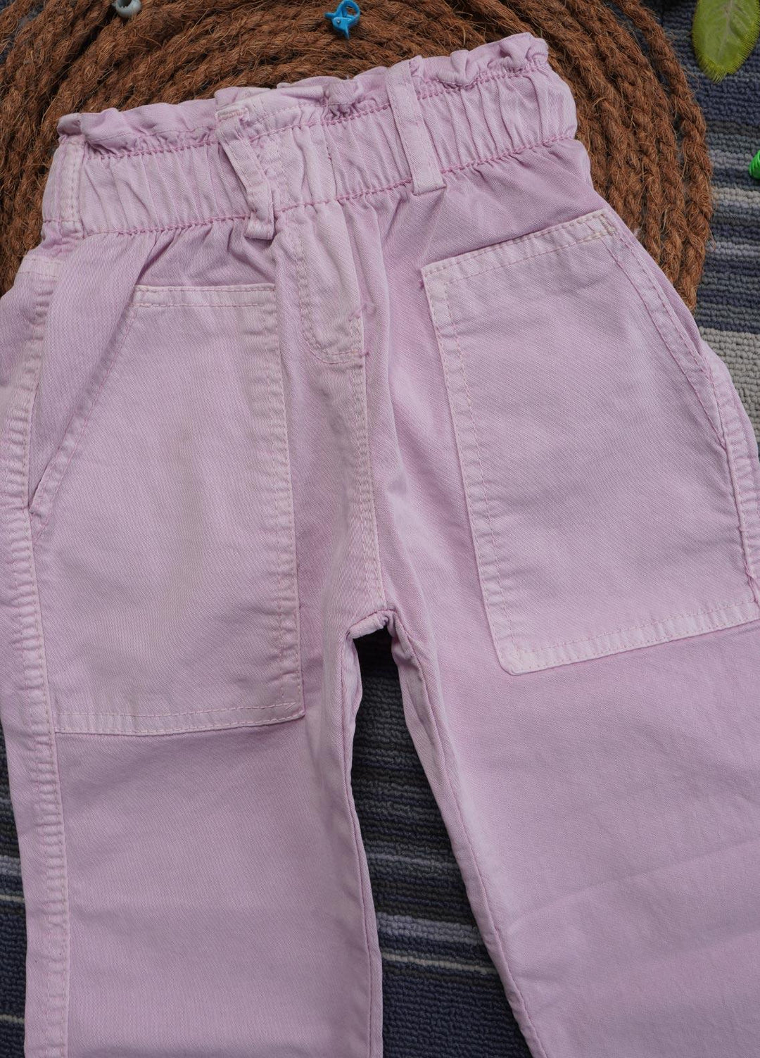 Sanaulla Exclusive Range Cotton Casual Trouser for Girls -   0111 Purple