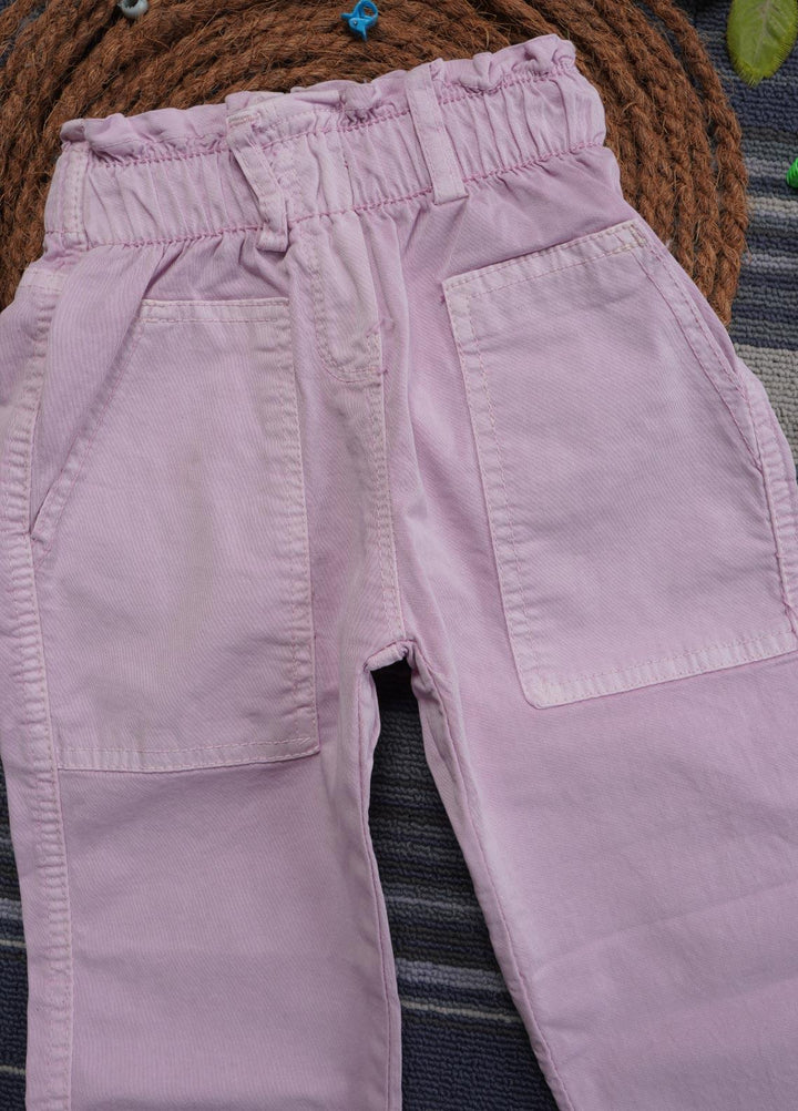 Sanaulla Exclusive Range Cotton Casual Trouser for Girls -   0111 Purple