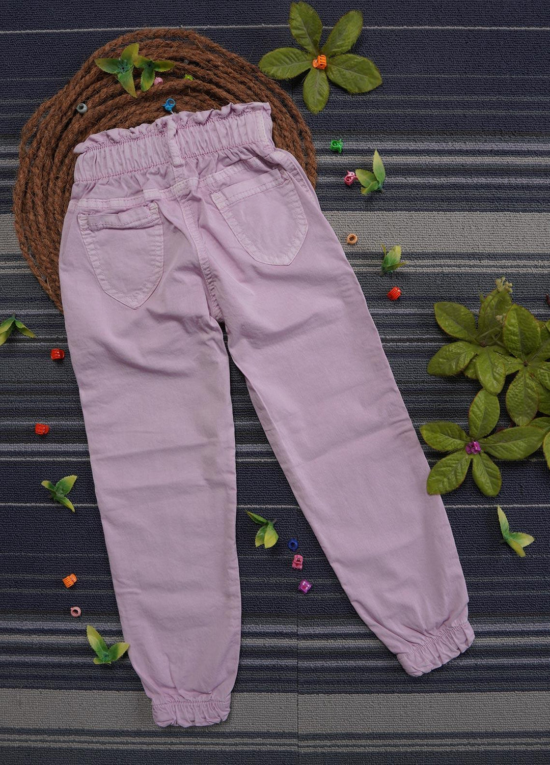 Sanaulla Exclusive Range Cotton Casual Trouser for Girls -   0111 Purple