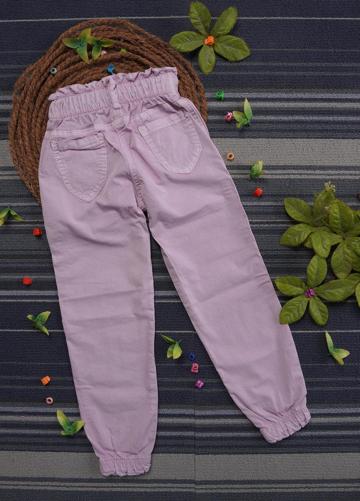 Sanaulla Exclusive Range Cotton Casual Trouser for Girls -   0111 Purple