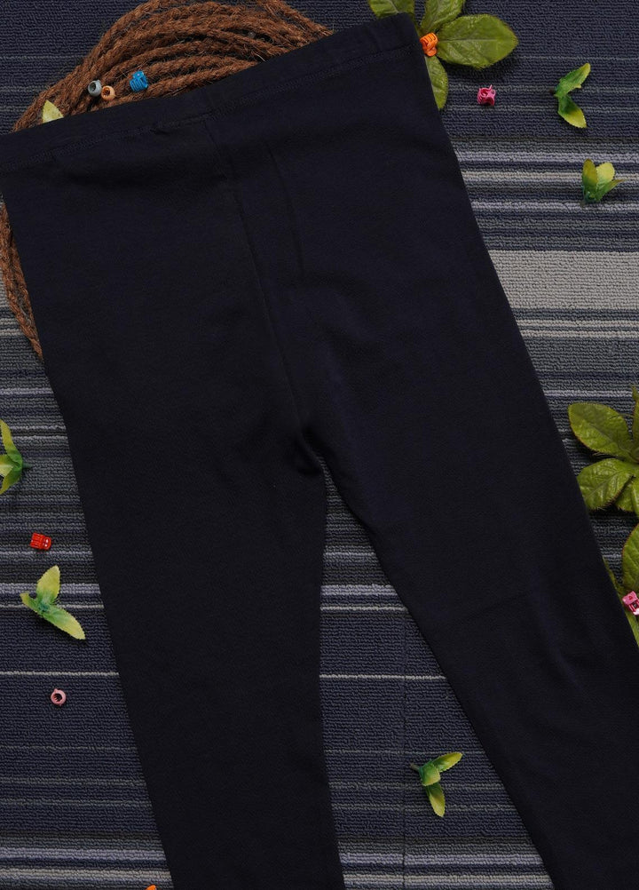 Sanaulla Exclusive Range Cotton Casual Tights for Girls -  5264 Blue