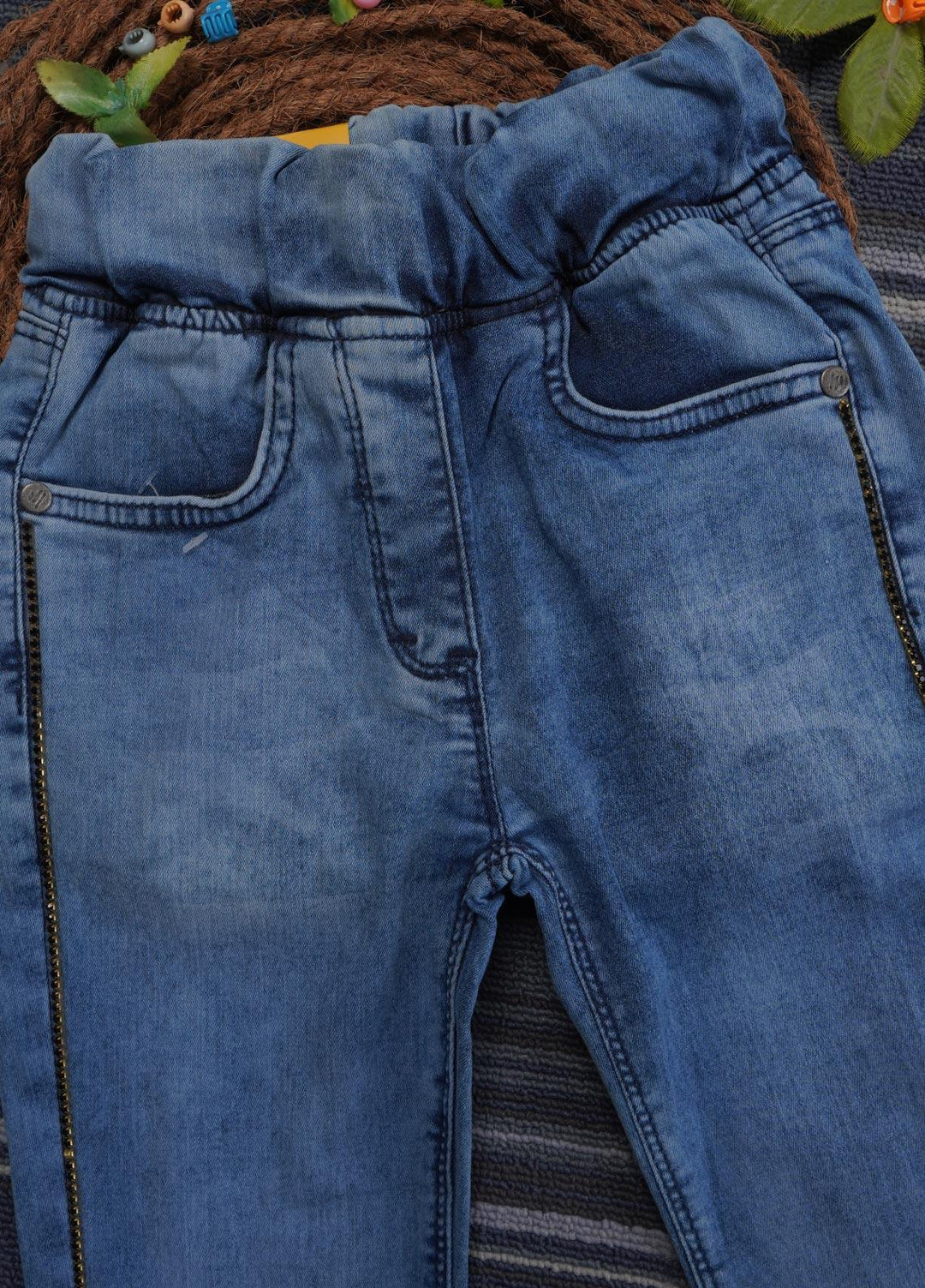 Sanaulla Exclusive Range Denim Casual Jeans for Girls -  57034 Sk