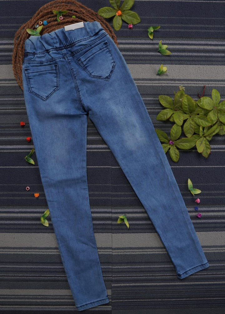 Sanaulla Exclusive Range Denim Casual Jeans for Girls -  57034 Sk