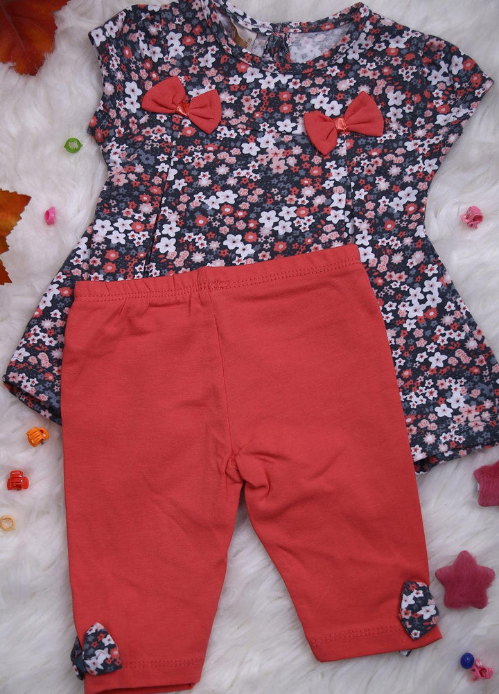 Sanaulla Exclusive Range Cotton Casual 2 Piece for Girls -  112214 Grey