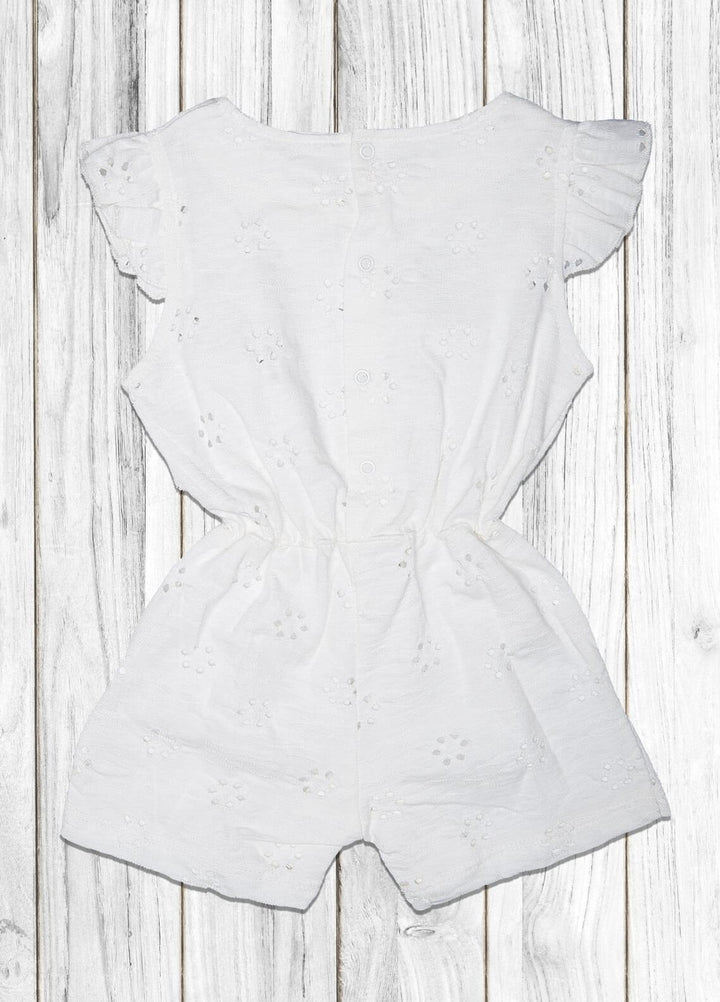 Sanaulla Exclusive Range  Fancy Romper for Kids -  236217 White