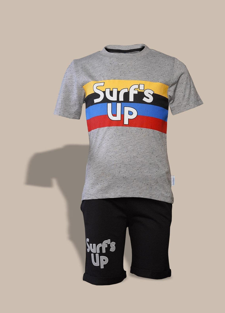 Sanaulla Exclusive Range  Fancy Shirt for Boys -  D-114283 Grey