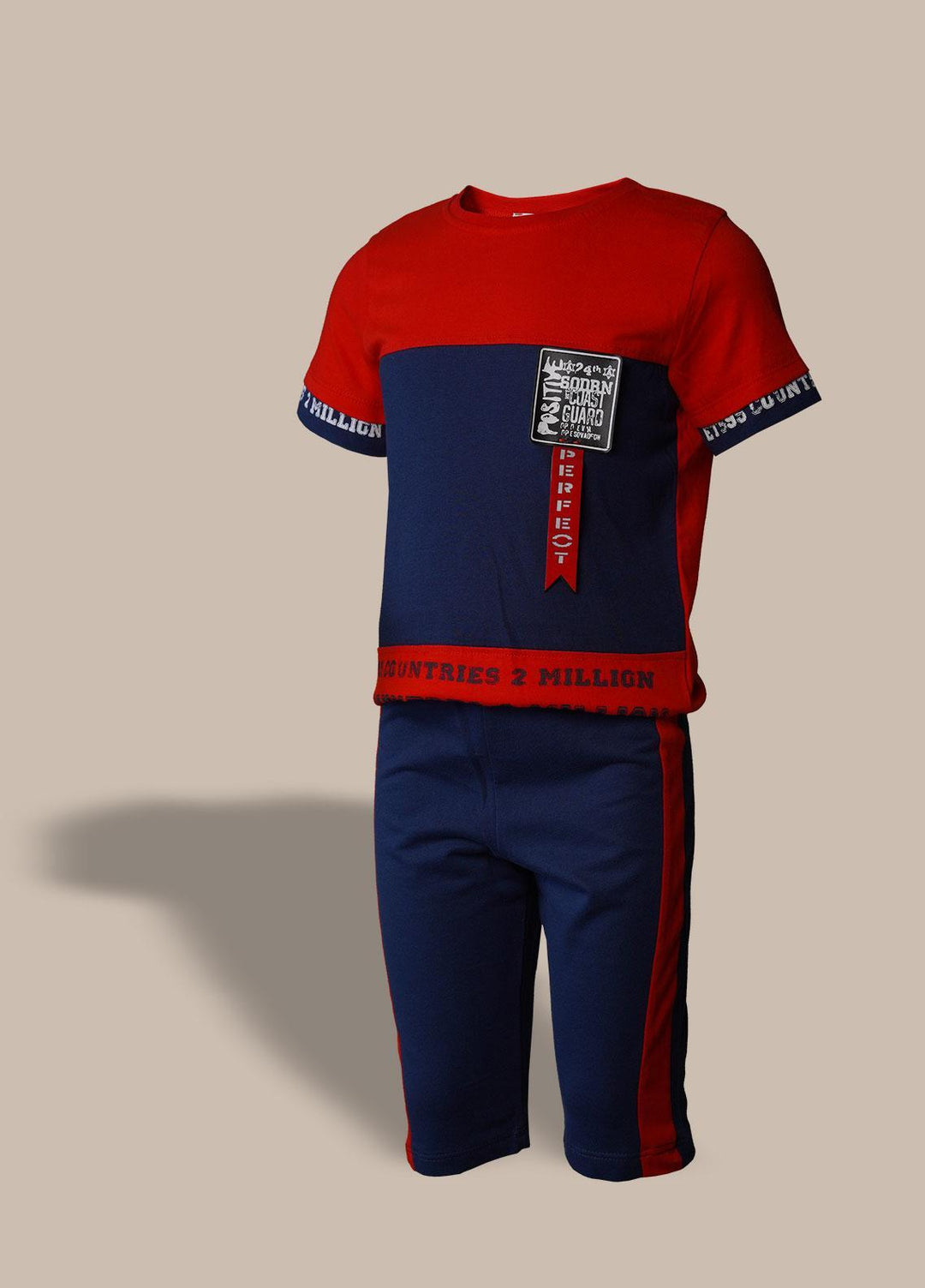 Sanaulla Exclusive Range  Fancy Boys Suit -  115716 Red