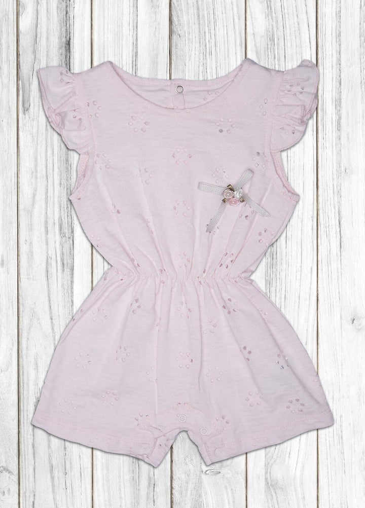 Sanaulla Exclusive Range  Fancy Kids Romper -  236217 Pink