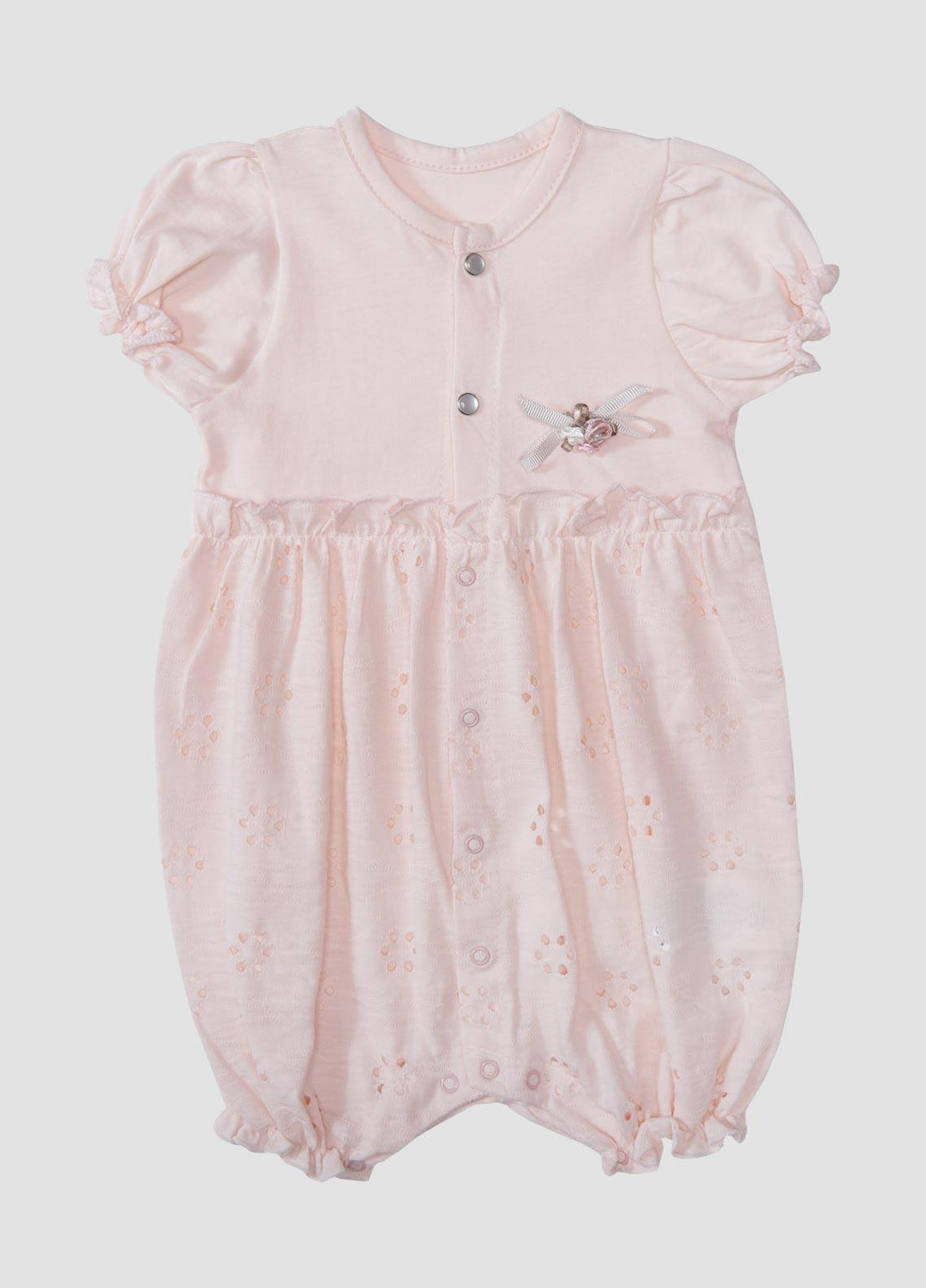 Sanaulla Exclusive Range  Fancy Rompers for Girls -  236219 Pink