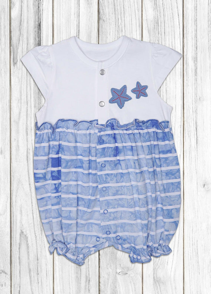 Sanaulla Exclusive Range  Fancy Kids Romper -  236205 Sk-Blue