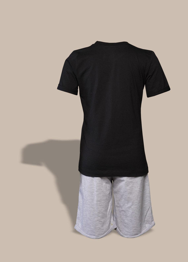 Sanaulla Exclusive Range  Fancy Suit for Boys -  2032 Black