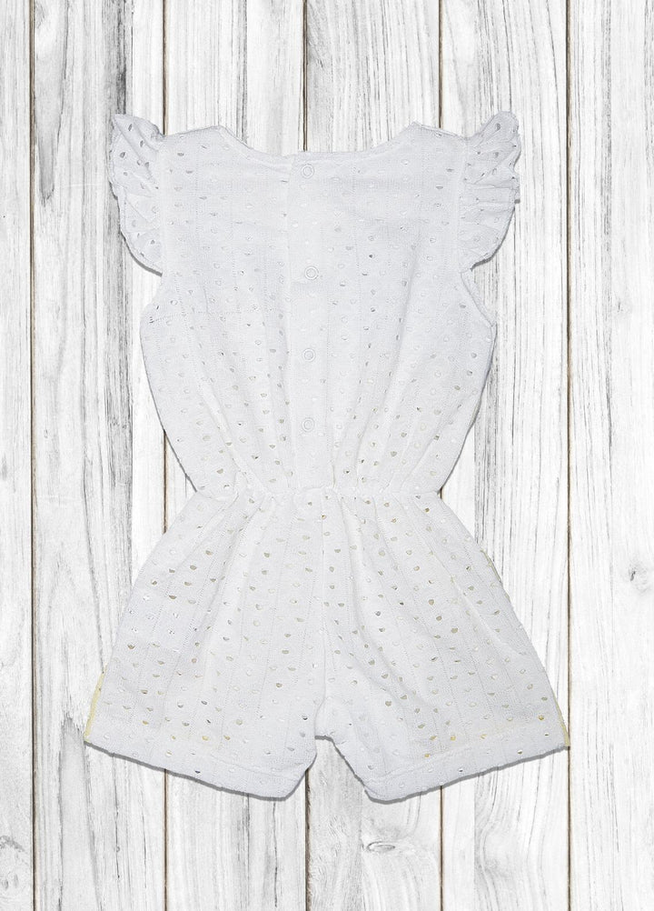 Sanaulla Exclusive Range  Fancy Kids Romper -  236185 Yellow