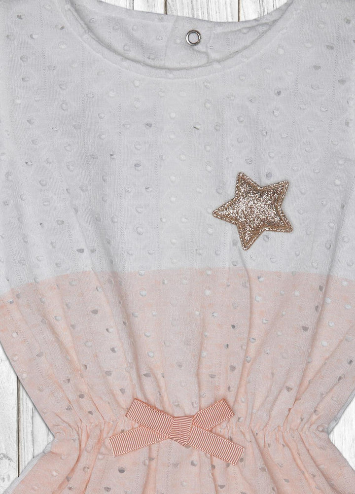 Sanaulla Exclusive Range  Fancy Romper for Kids -  236185 Pink