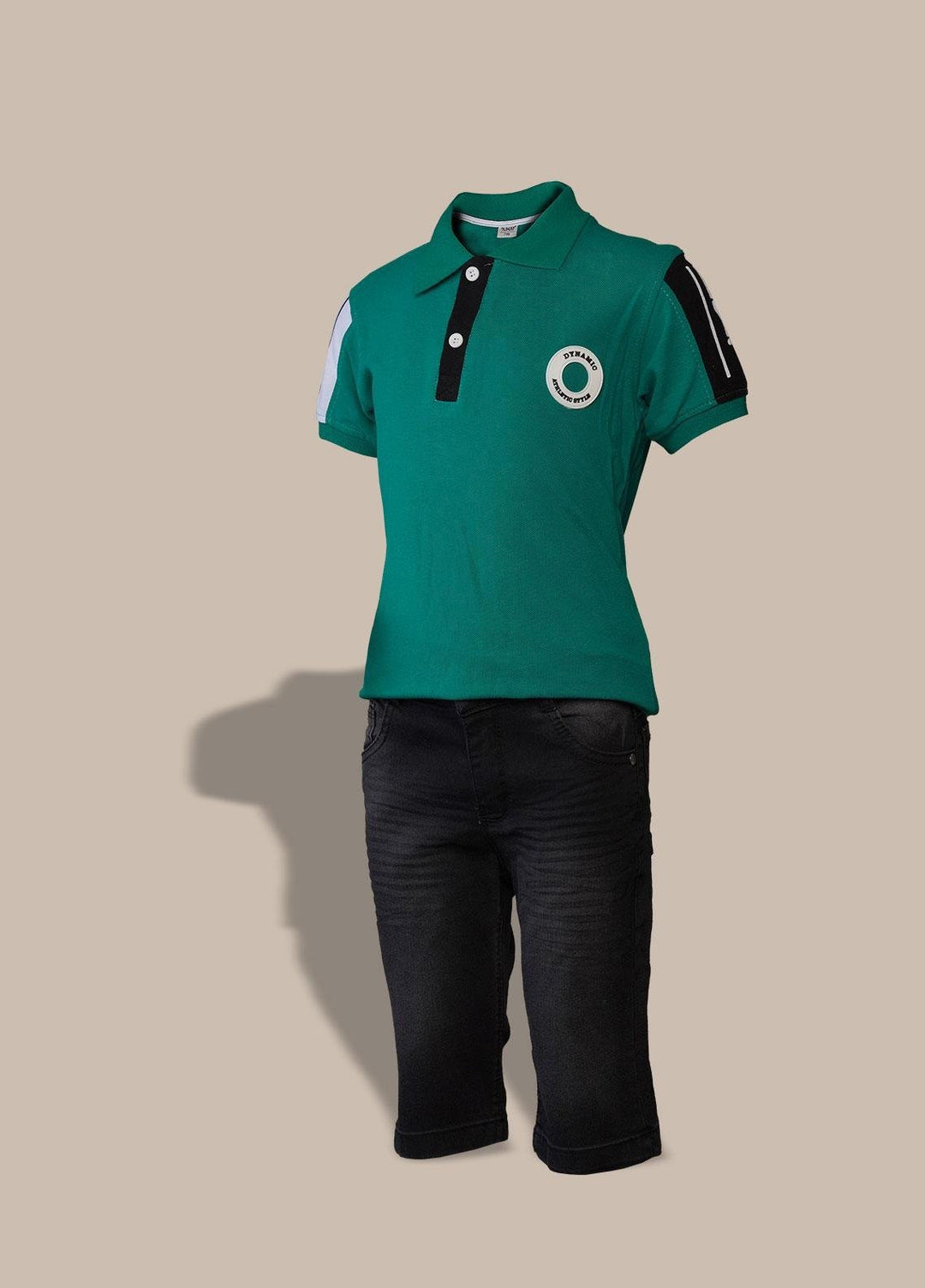 Sanaulla Exclusive Range  Fancy Suit for Boys -  350699 Green