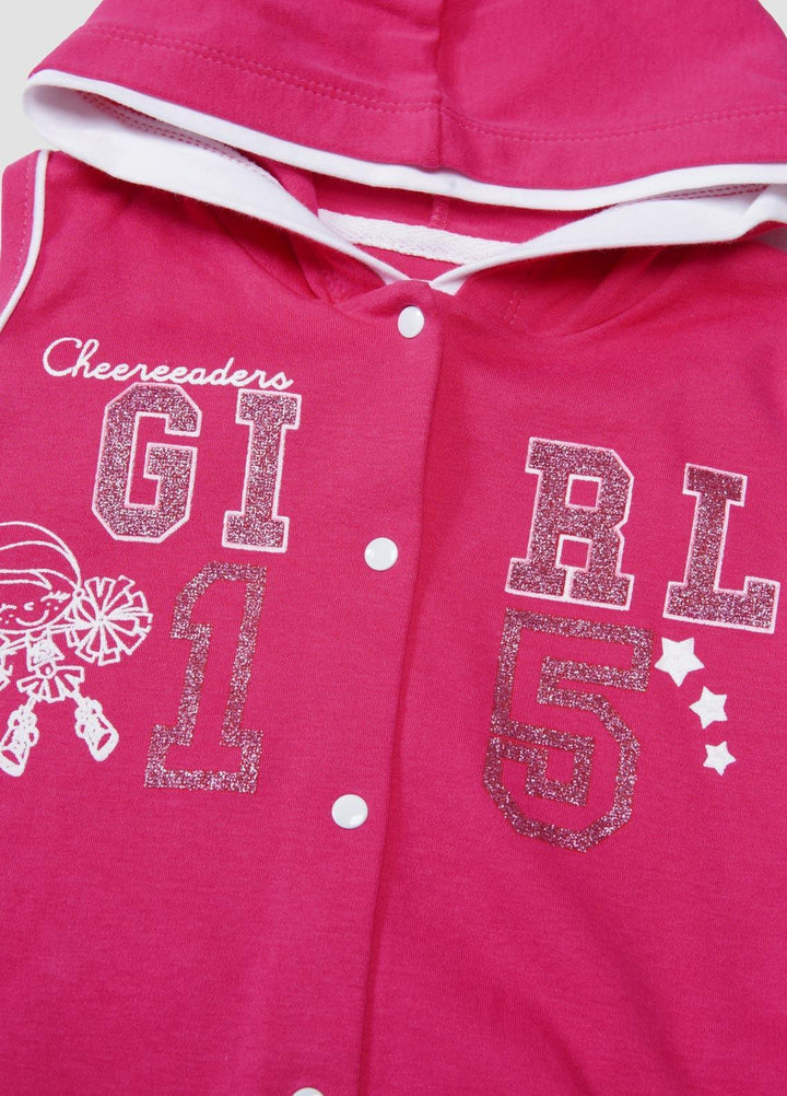 Sanaulla Exclusive Range  Fancy Rompers for Girls -  32297 D Pink