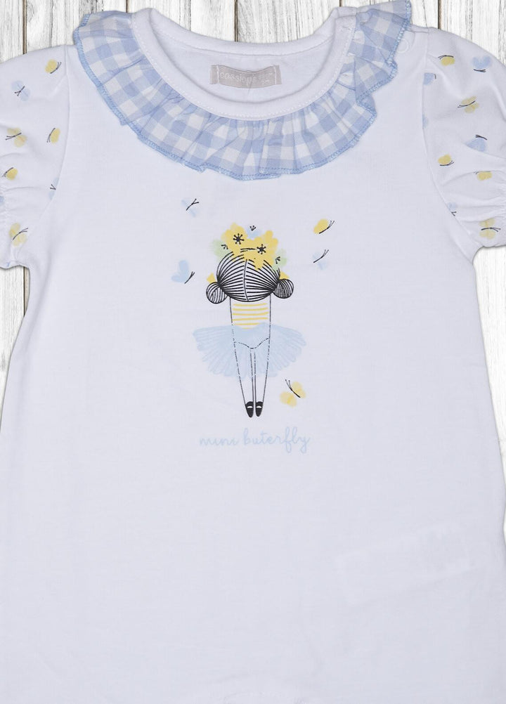 Sanaulla Exclusive Range  Fancy Kids Romper -   481410 White