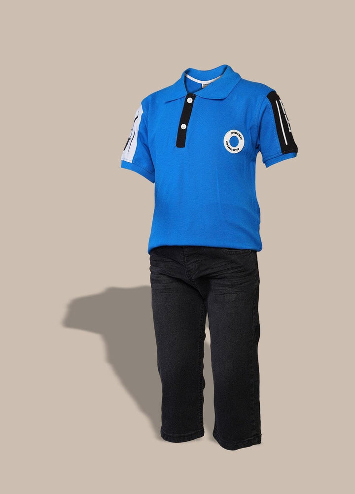 Sanaulla Exclusive Range  Fancy Suit for Boys -  350699 Royal Blue